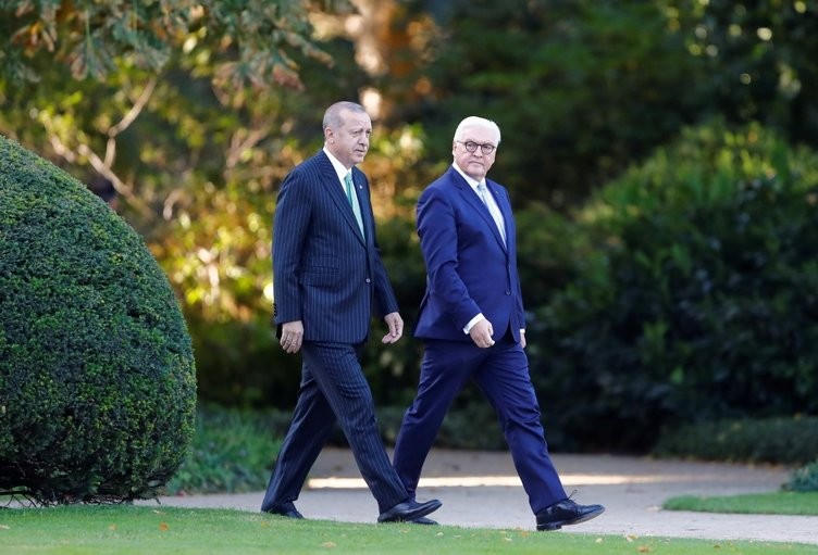  Erdoğan Steinmeier tarafından böyle karşılandı