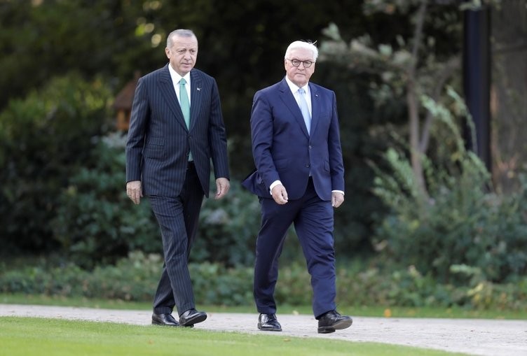  Erdoğan Steinmeier tarafından böyle karşılandı