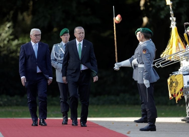  Erdoğan Steinmeier tarafından böyle karşılandı