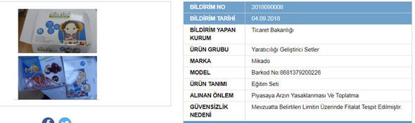 Güvensiz ürünler listesi açıklandı! Bu ürünleri sakın almayın