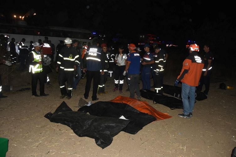 Aksaray'daki feci kazanın görüntüleri