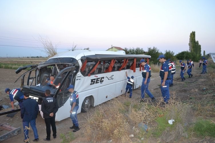 Aksaray'daki feci kazanın görüntüleri