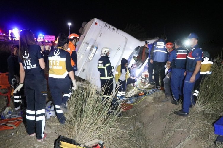 Aksaray'daki feci kazanın görüntüleri