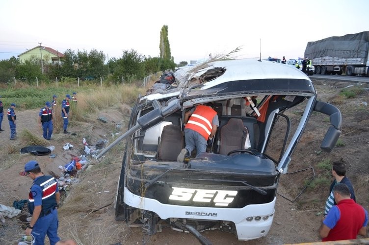 Aksaray'daki feci kazanın görüntüleri