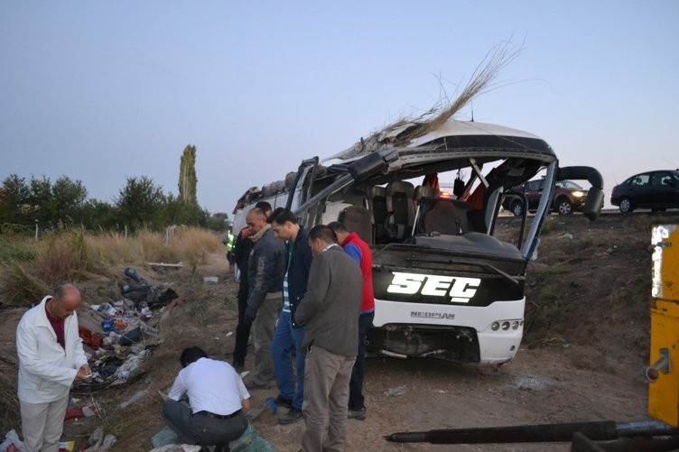 Aksaray'daki feci kazanın görüntüleri