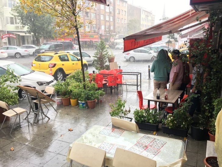 İstanbul'da beklenen yağış başladı