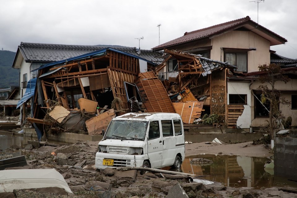 Japonya'da Hagibis Tayfunu'nda ölü sayısı 68'e yükseldi