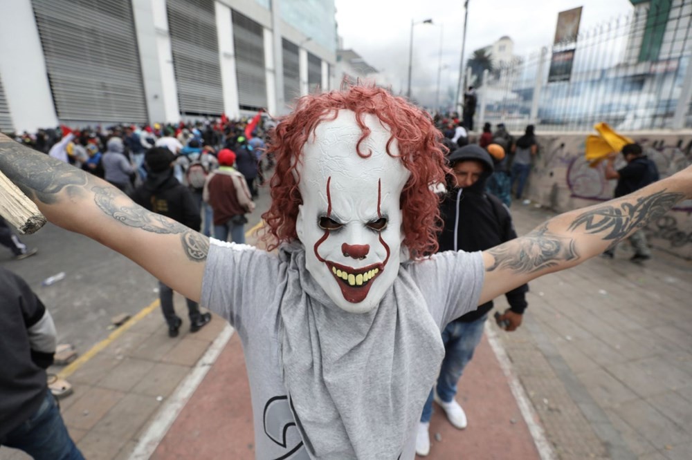 Joker protestoların da aranan yüzü