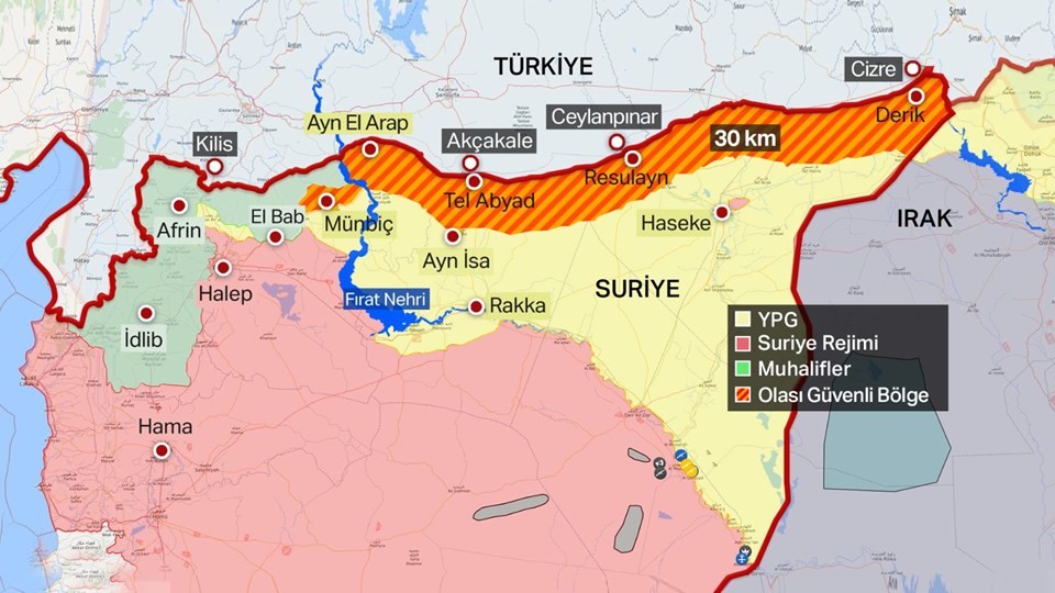 İşte Barış Pınarı Harekatı'ndan ilk görüntüler