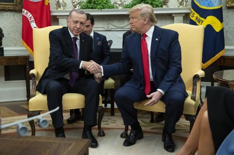 Trump, Cumhurbaşkanı Erdoğan ile çekilmiş aile fotoğrafını paylaştı!