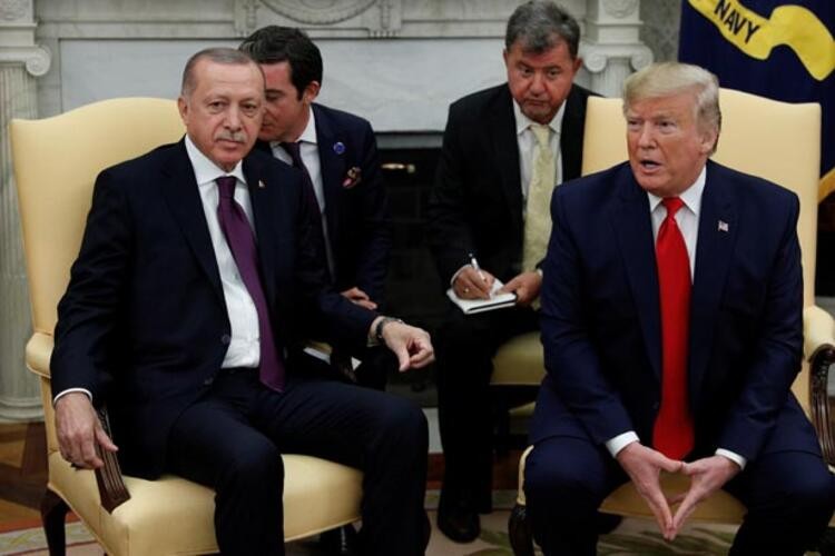 Trump, Cumhurbaşkanı Erdoğan ile çekilmiş aile fotoğrafını paylaştı!