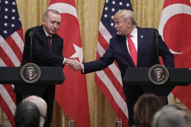 Trump, Cumhurbaşkanı Erdoğan ile çekilmiş aile fotoğrafını paylaştı!