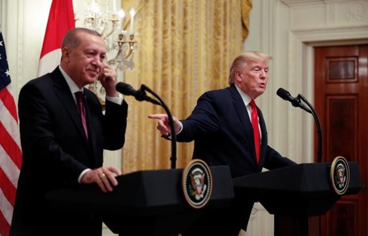 Trump, Cumhurbaşkanı Erdoğan ile çekilmiş aile fotoğrafını paylaştı!