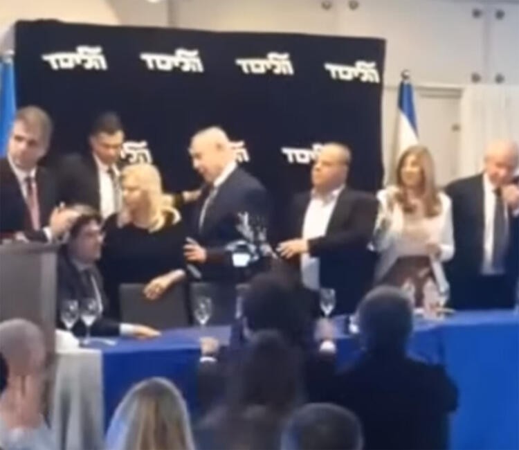 Gizli servis Netanyahu'yu kaçırdı