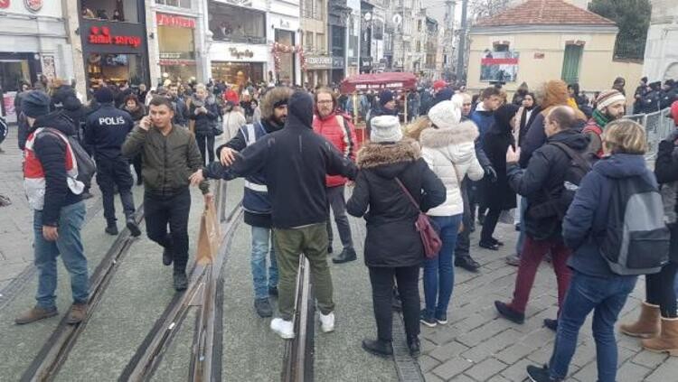 Taksim'de yoğun güvenlik önlemleri