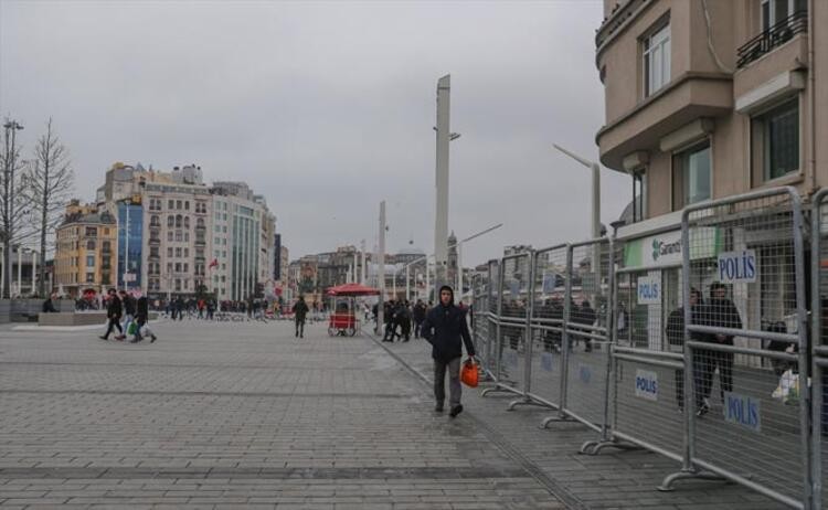 Taksim'de yoğun güvenlik önlemleri