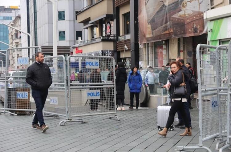 Taksim'de yoğun güvenlik önlemleri