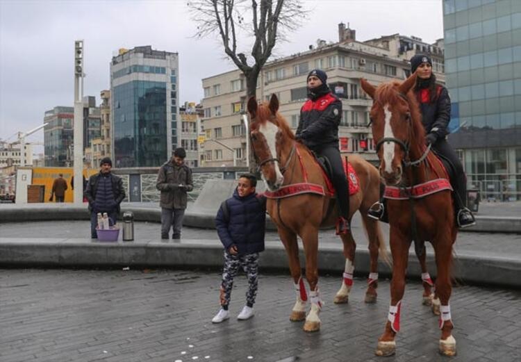 Taksim'de yoğun güvenlik önlemleri