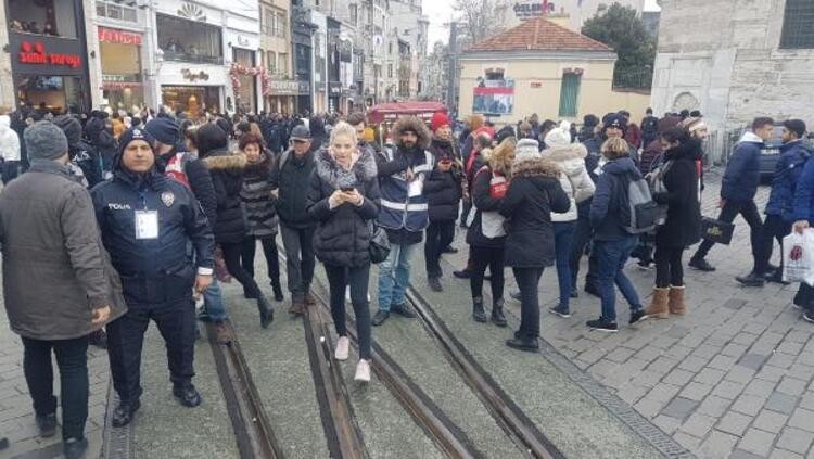 Taksim'de yoğun güvenlik önlemleri