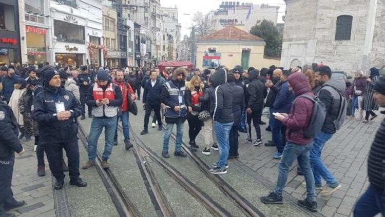 Taksim'de yoğun güvenlik önlemleri