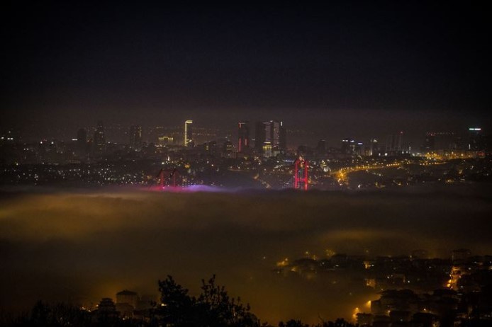 İstanbul'da göz gözü görmüyor