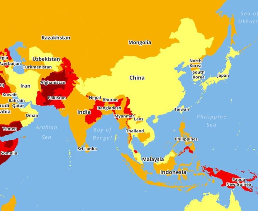 2019 Dünya seyahat risk haritası yayınlandı