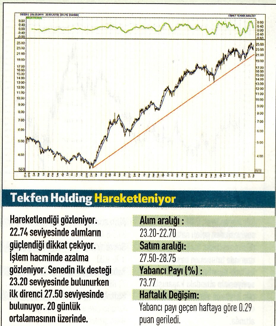 17 hisselik teknik analiz