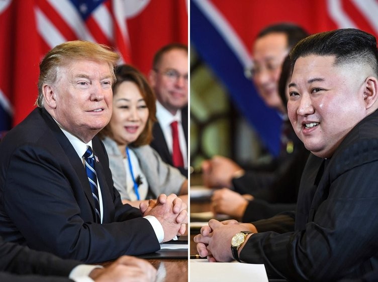 Trump ile Kim Jong Un ikinci kez bir araya geldi