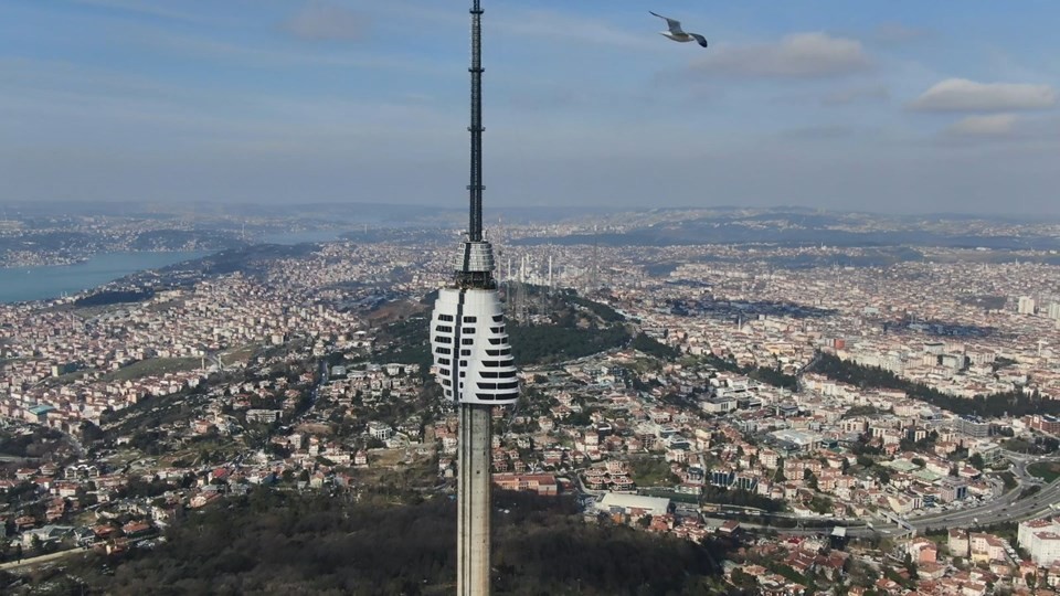 Çamlıca televizyon kulesinde yeni 5 kat yolda