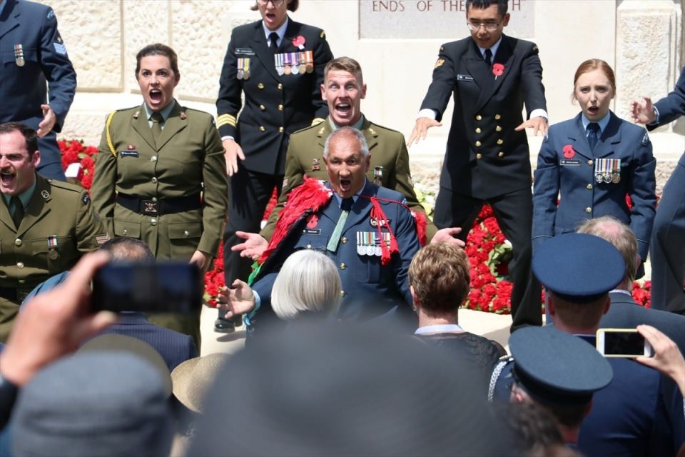 Yeni Zelanda askerleri Çanakkale'de haka dansı yaptı