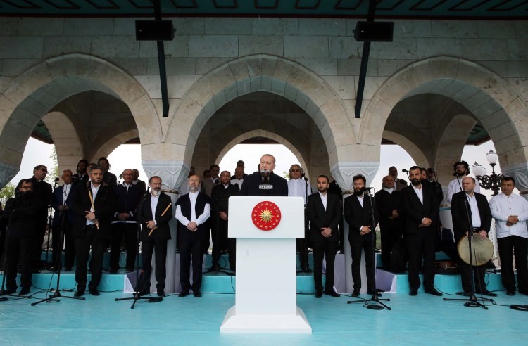 Erdoğan Kuzey Yıldızı Camii'nin açılışını katıldı