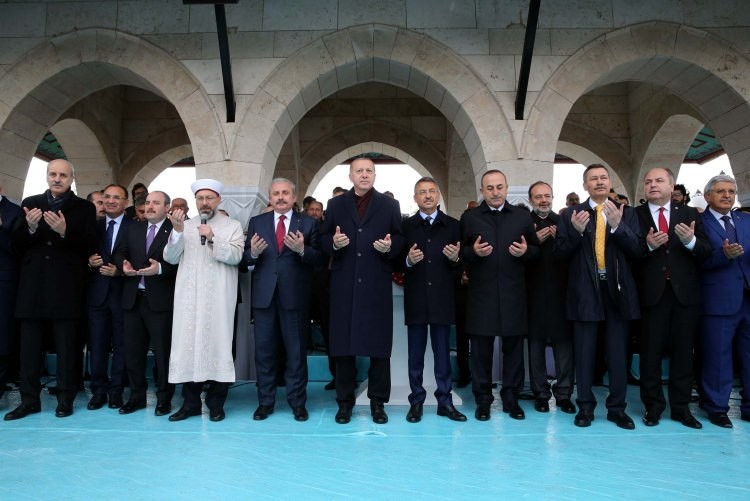 Erdoğan Kuzey Yıldızı Camii'nin açılışını katıldı