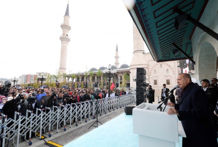 Erdoğan Kuzey Yıldızı Camii'nin açılışını katıldı