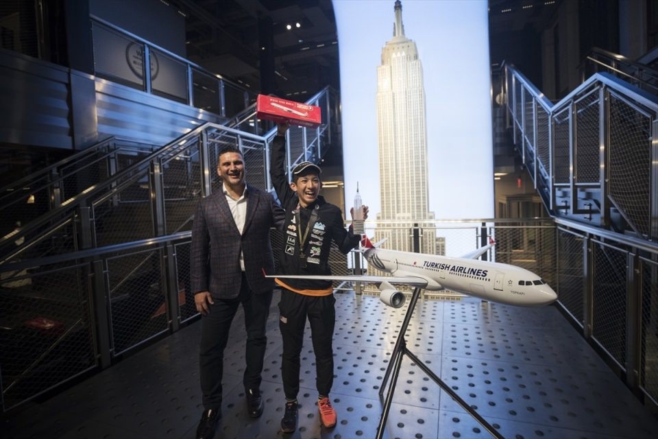 'Empire State' binasını THY'nin sponsorluğunda koştular