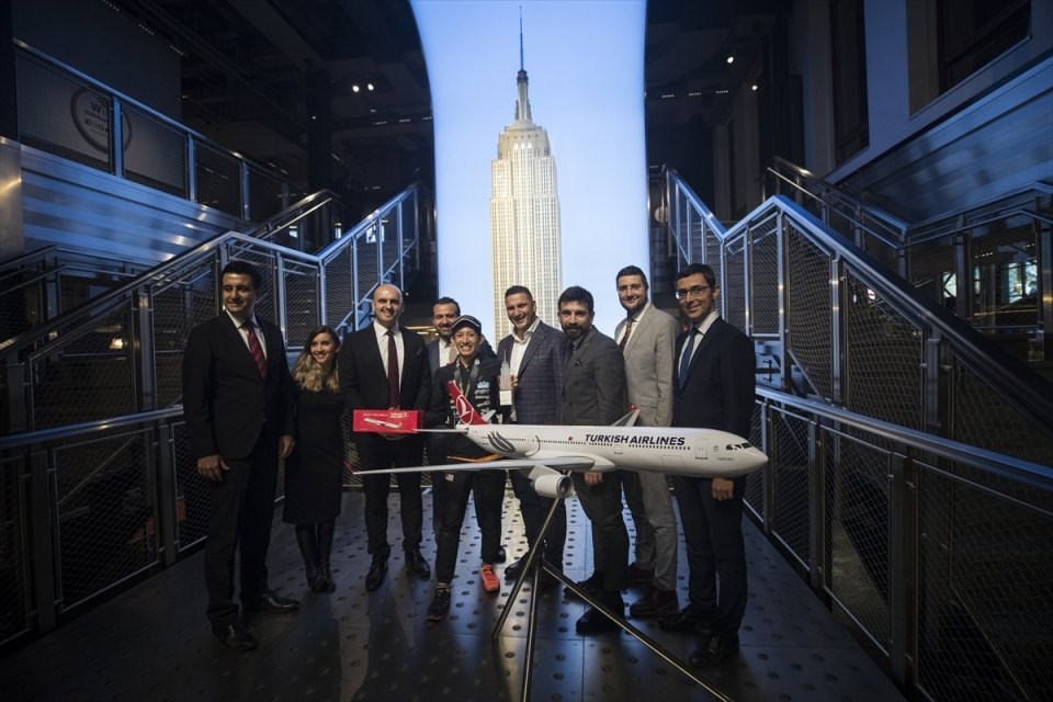 'Empire State' binasını THY'nin sponsorluğunda koştular