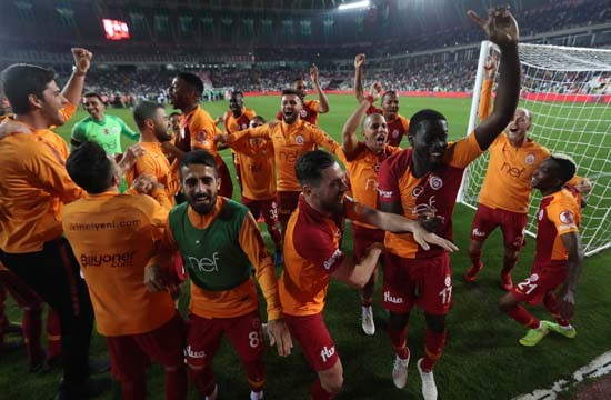 Galatasaray'ın Kupa zaferinden muhteşem kareler