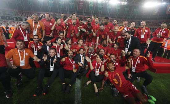 Galatasaray'ın Kupa zaferinden muhteşem kareler