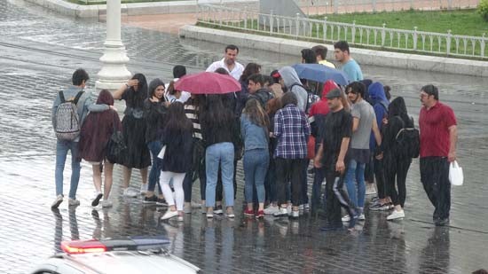 İstanbul üstünde korkutan bulutlar