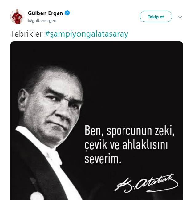 Şampiyon Galatasaray'a tebrik yağmuru