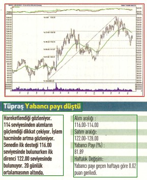 17 hisselik teknik analiz