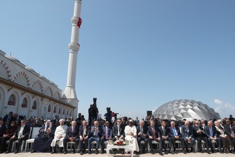 Büyük Çamlıca Camii'nin açılışından ilk fotoğraflar...