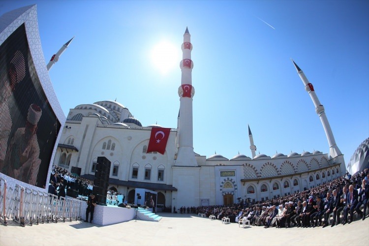 Büyük Çamlıca Camii'nin açılışından ilk fotoğraflar...