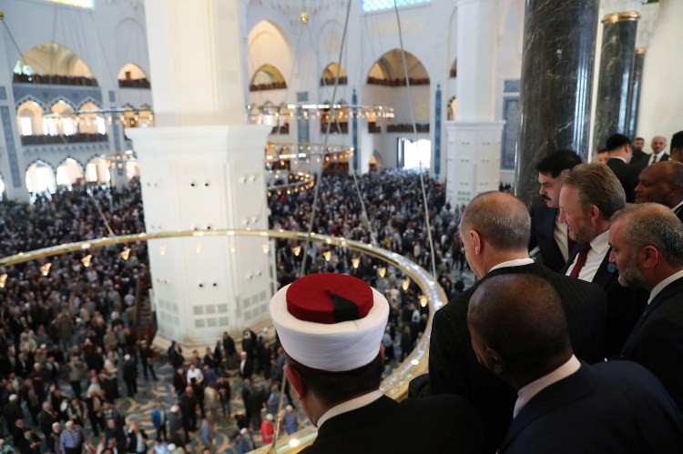 Büyük Çamlıca Camii'nin açılışından ilk fotoğraflar...