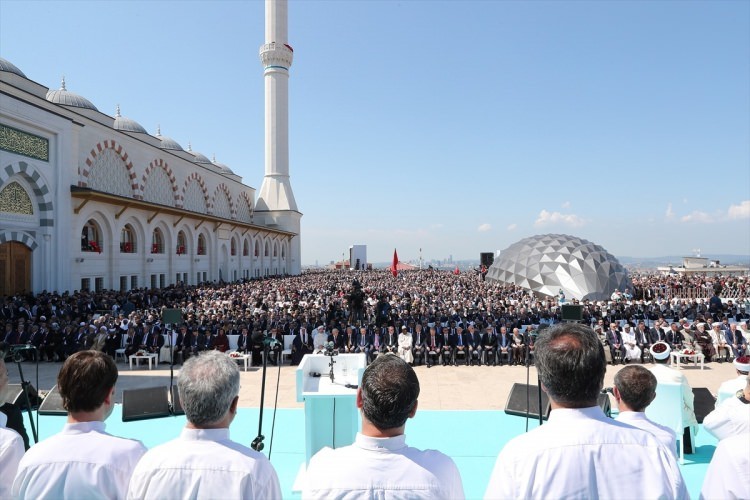 Büyük Çamlıca Camii'nin açılışından ilk fotoğraflar...