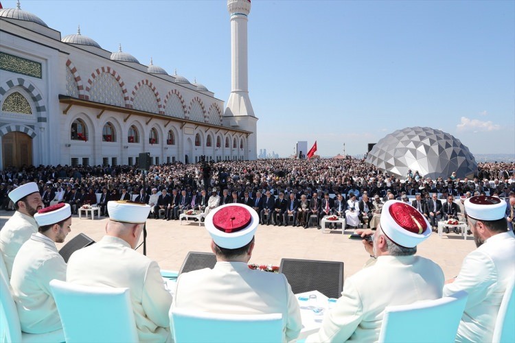 Büyük Çamlıca Camii'nin açılışından ilk fotoğraflar...