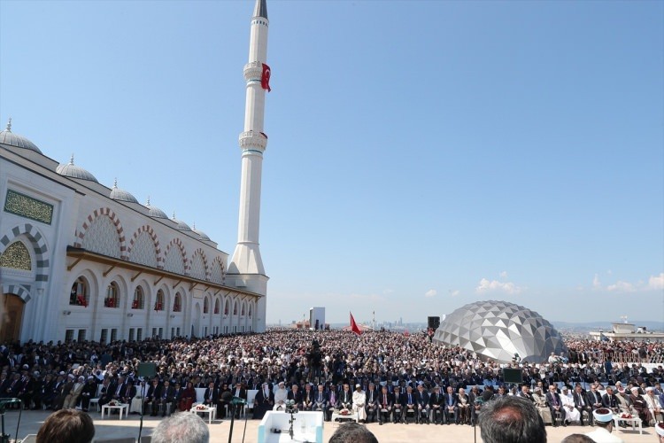 Büyük Çamlıca Camii'nin açılışından ilk fotoğraflar...