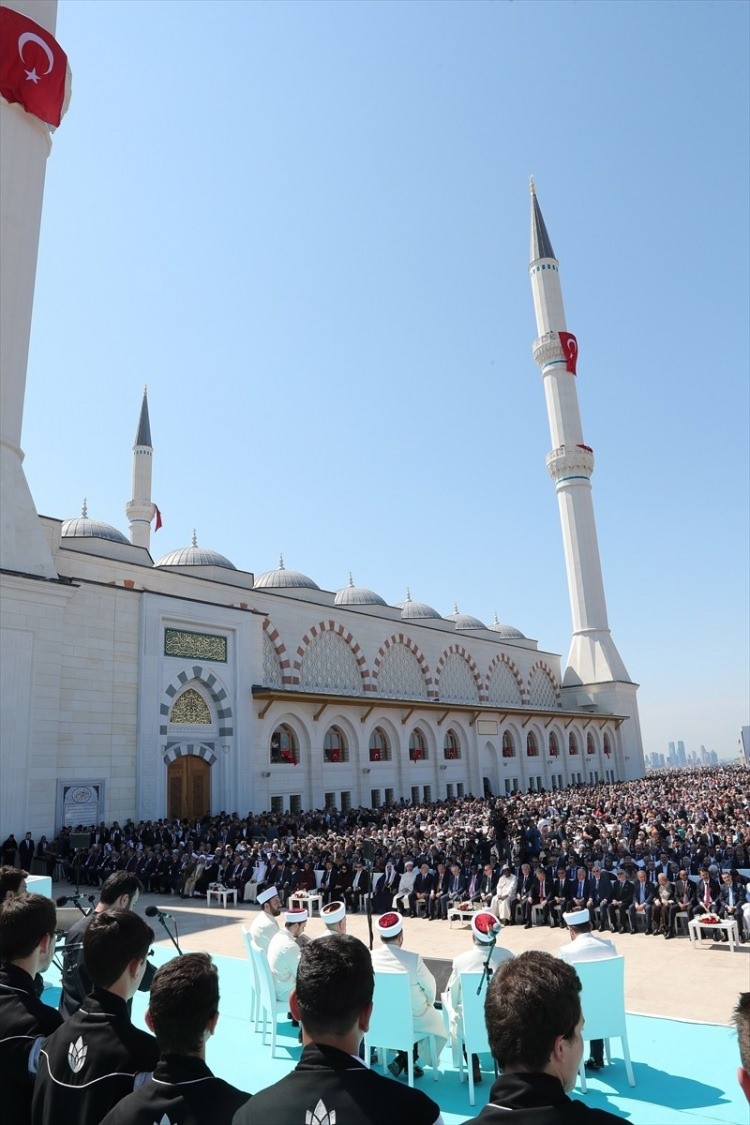 Büyük Çamlıca Camii'nin açılışından ilk fotoğraflar...