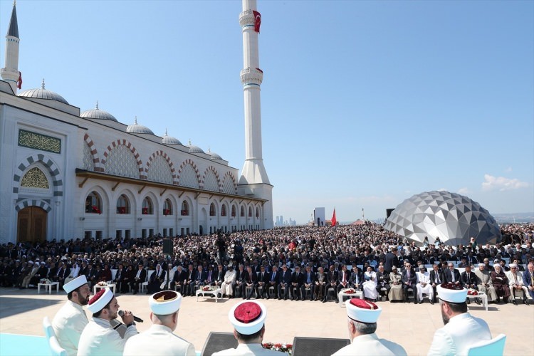 Büyük Çamlıca Camii'nin açılışından ilk fotoğraflar...