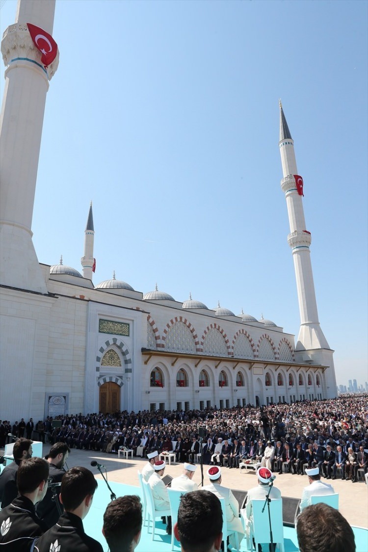 Büyük Çamlıca Camii'nin açılışından ilk fotoğraflar...