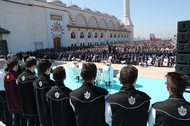 Büyük Çamlıca Camii'nin açılışından ilk fotoğraflar...